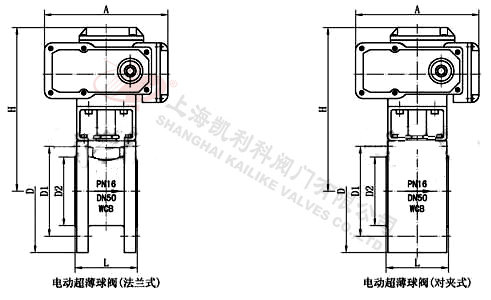 Q971F電動(dòng)對(duì)夾球閥