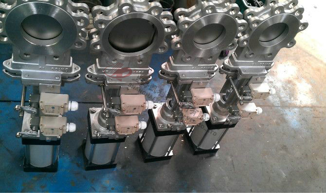 PZ673H,PZ673X氣動刀閘閥 PZ673H,PZ673X氣動刀閘閥