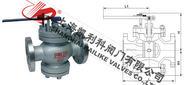 T40H給水回轉(zhuǎn)式調(diào)節(jié)閥外形結(jié)構(gòu)圖