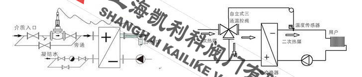 ZZWP自力式溫度調(diào)節(jié)閥安裝示意圖