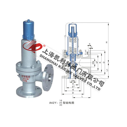 A42H、A42Y空氣安全閥外形結構圖
